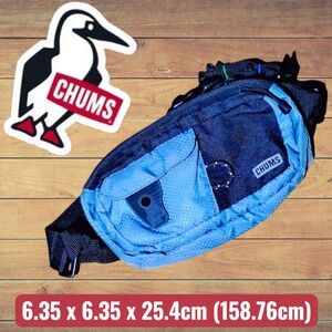 NWOT CHUM'S Large Trekker Waist Pack Black/Gray In B In